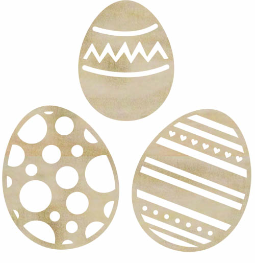 Kaisercraft-Easter Eggs Wooden
